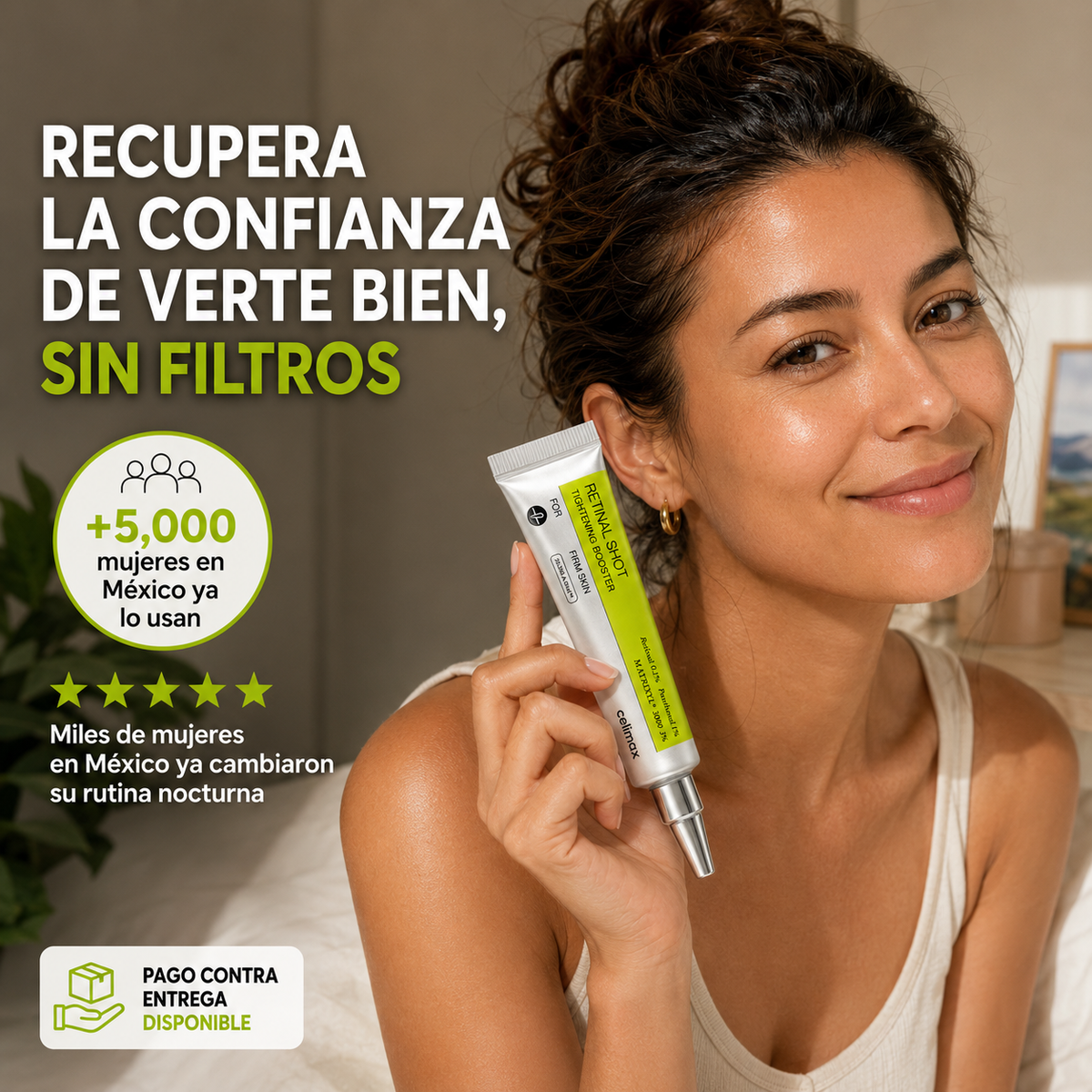 Celimax Retinal Shot | Piel Firme y Tersa Mientras Duermes