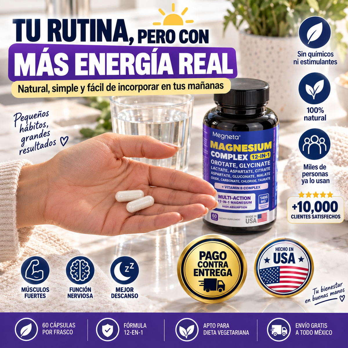 Megneta Magnesium Complex | Energía y Descanso Todos los Días