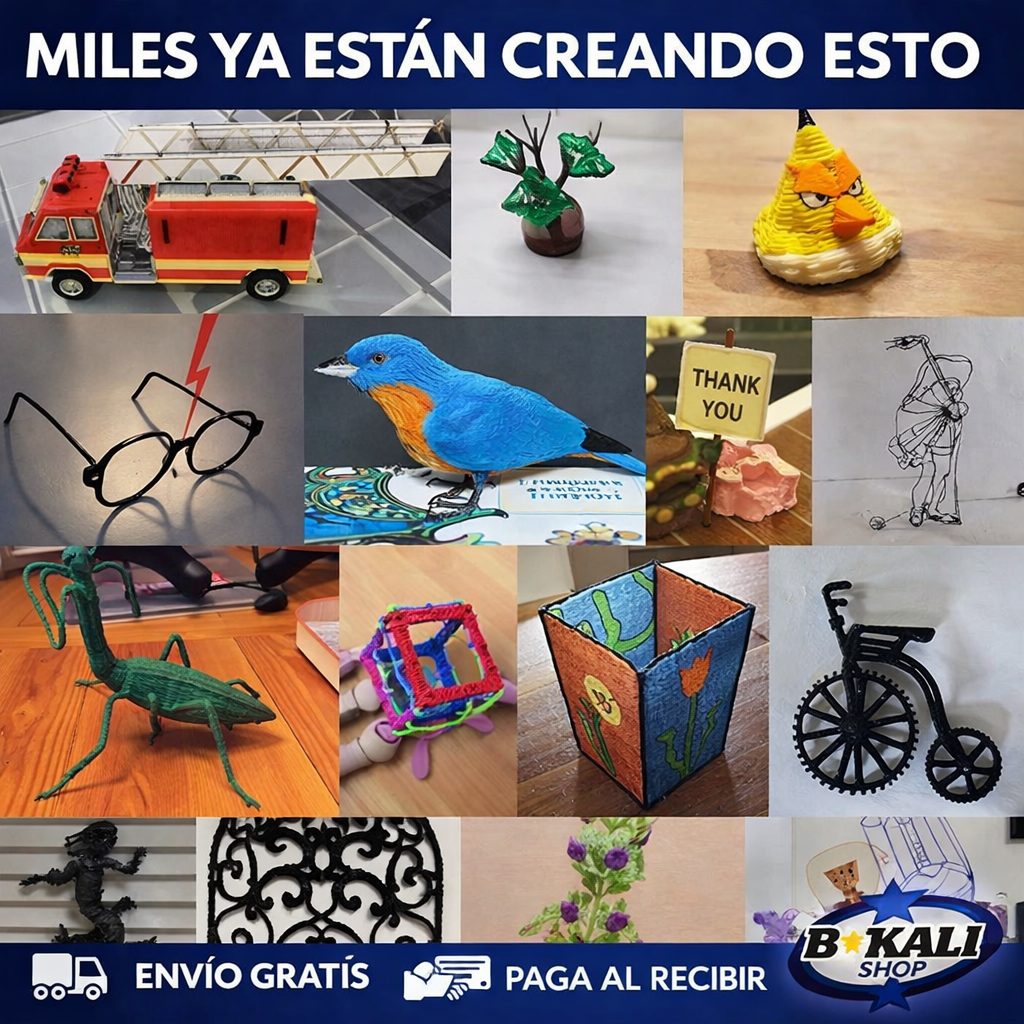 MakerPen 3D – Crea Figuras en minutos (sin experiencia) 🔥
