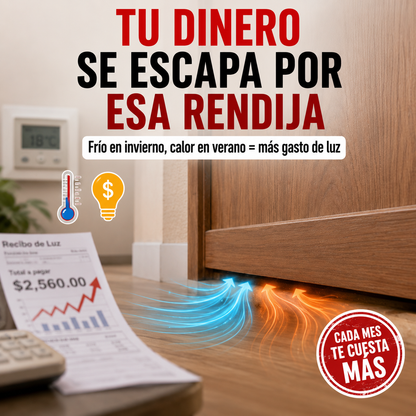 3x1 Guardapolvo para Puerta 90 cm | Adiós al Polvo, Frío y Ruido