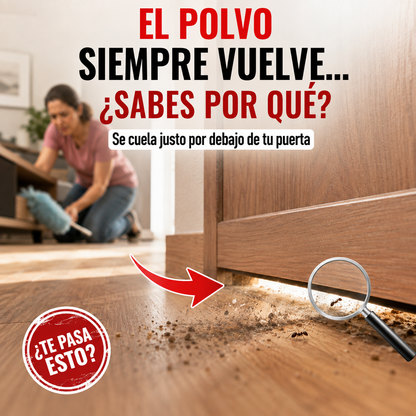 3x1 Guardapolvo para Puerta 90 cm | Adiós al Polvo, Frío y Ruido