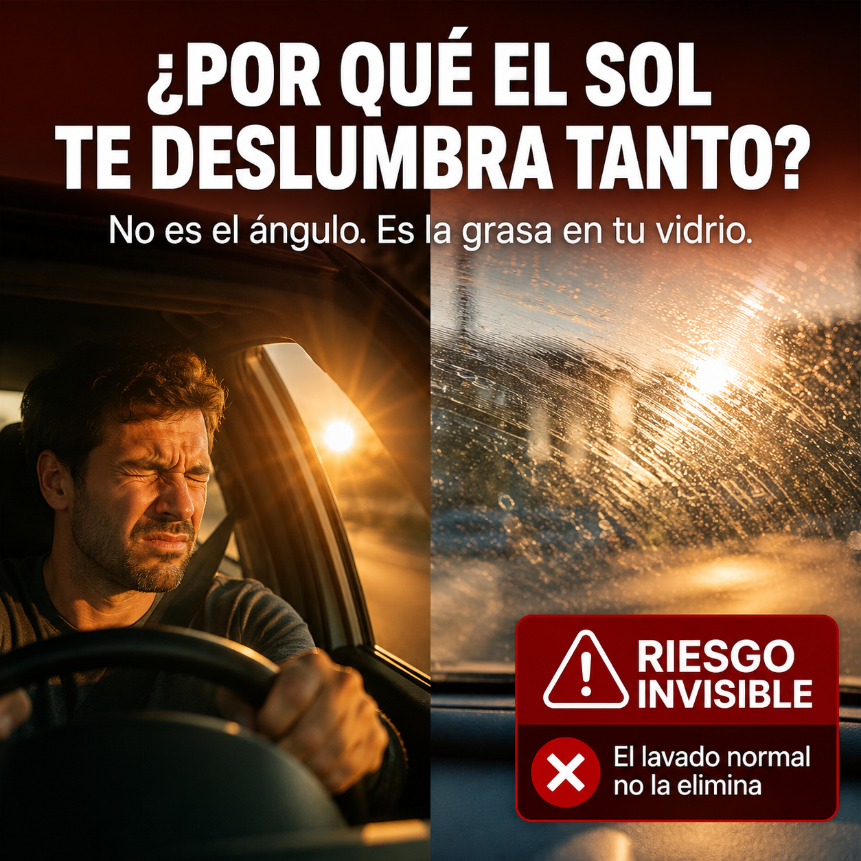 Clear Driver Pro | Visibilidad Total en 3 Minutos Elimina Humedad y Grasa