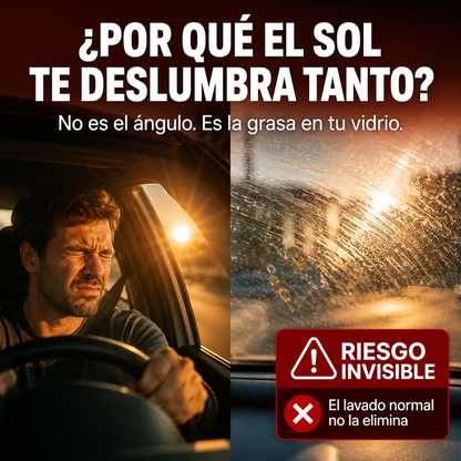 Clear Driver Pro | Visibilidad Total en 3 Minutos Elimina Humedad y Grasa
