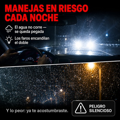 Clear Driver Pro | Visibilidad Total en 3 Minutos Elimina Humedad y Grasa