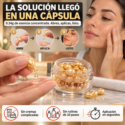 Cápsulas De Esencia Facial | Efecto Tensor Inmediato