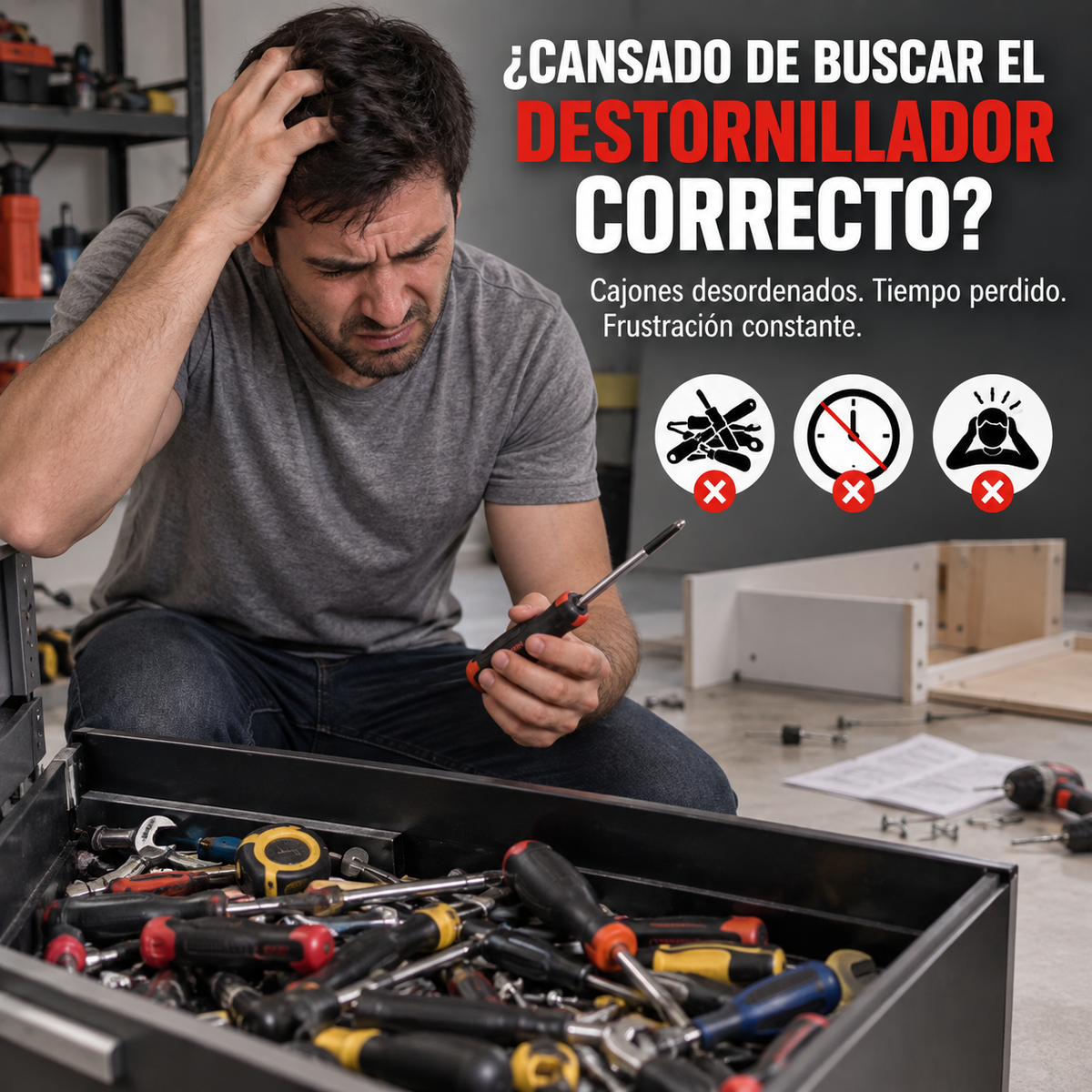 Destornillador 8 en 1 | Repara Todo Sin Buscar Herramientas