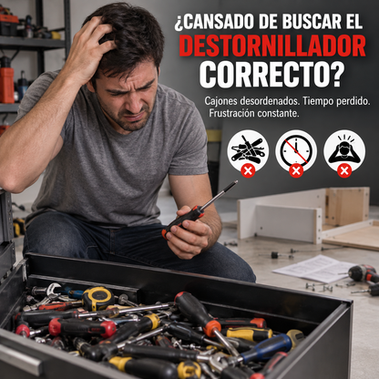 Destornillador 8 en 1 | Repara Todo Sin Buscar Herramientas