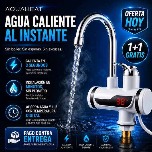 AquaHeat | Agua Caliente al Instante Sin Esperar