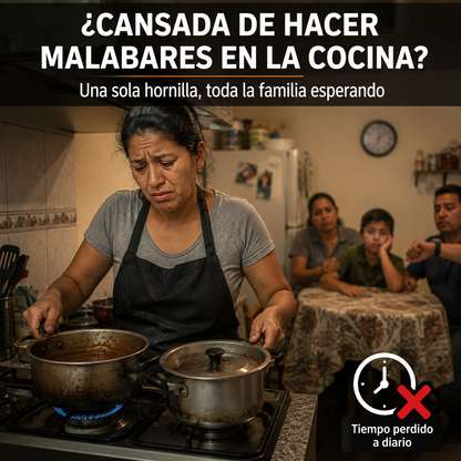 Parrilla de Inducción Doble | Cocina 2 Platillos al Mismo Tiempo