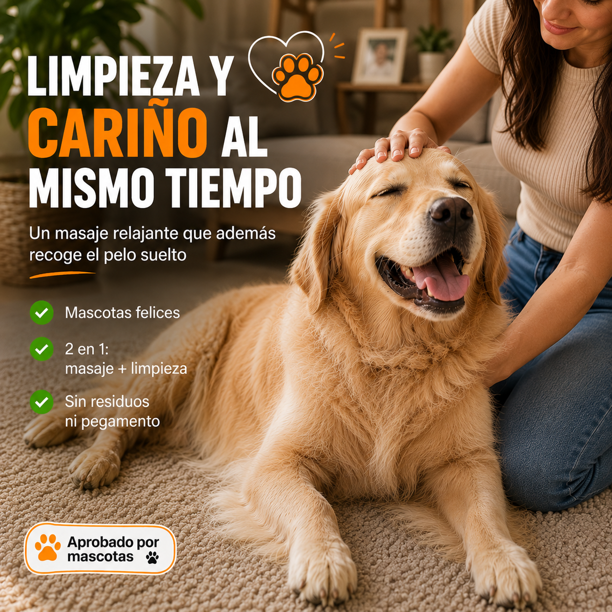 Guante Quitapelos | Adiós al Pelo de Mascota en Segundos