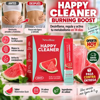 Happy Cleaner Burning Boost | Digestión Ligera, Metabolismo Activo