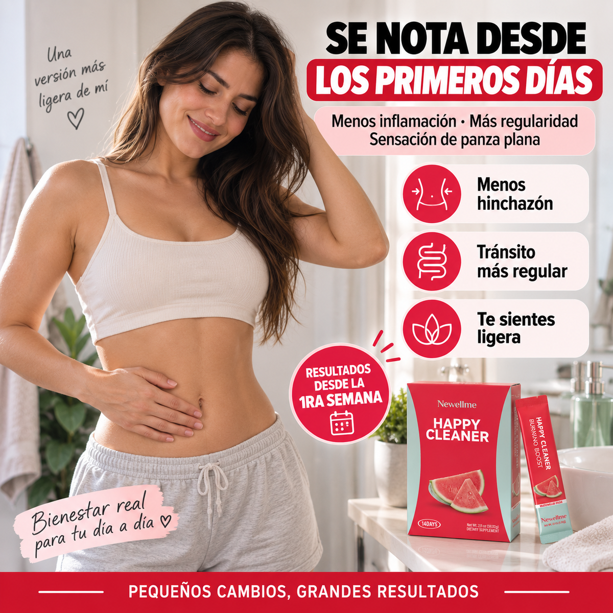 Happy Cleaner Burning Boost | Digestión Ligera, Metabolismo Activo