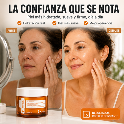 PAPA FEEL 3X Retinol | Piel Más Tersa y Renovada Mientras Duermes