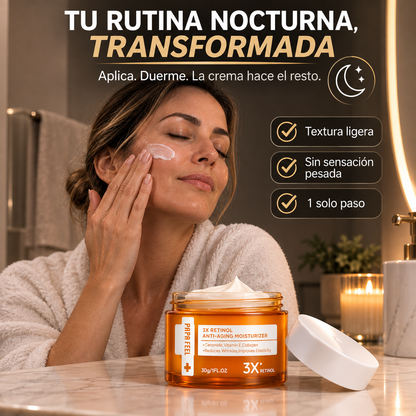 PAPA FEEL 3X Retinol | Piel Más Tersa y Renovada Mientras Duermes
