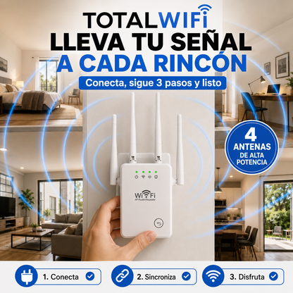 Repetidor TotalWifi | WiFi En Cada Rincon De Tu Casa