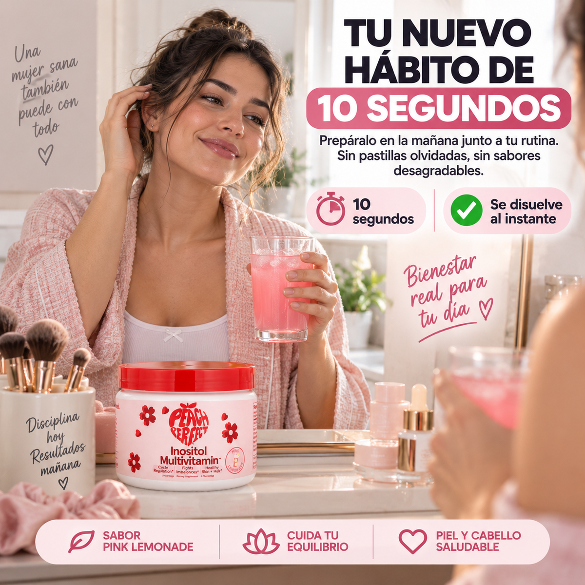 Peach Perfect Inositol | Equilibrio Femenino en Cada Vaso