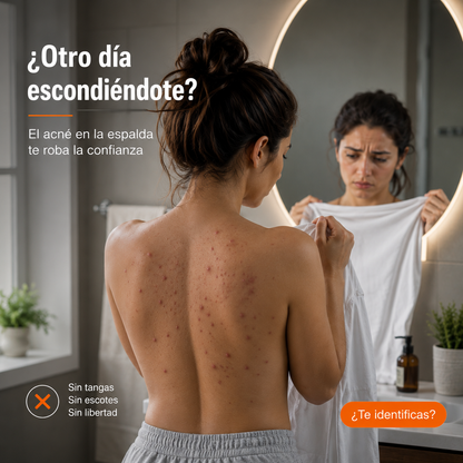 Quarxery Gel Anti Acné Corporal | Piel Limpia y Sin Granitos Desde la Primera Semana