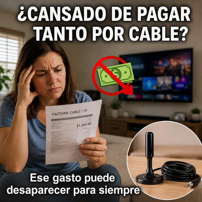 Antena Digital HD para TV Plus | Canales Abiertos en HD Sin Mensualidades