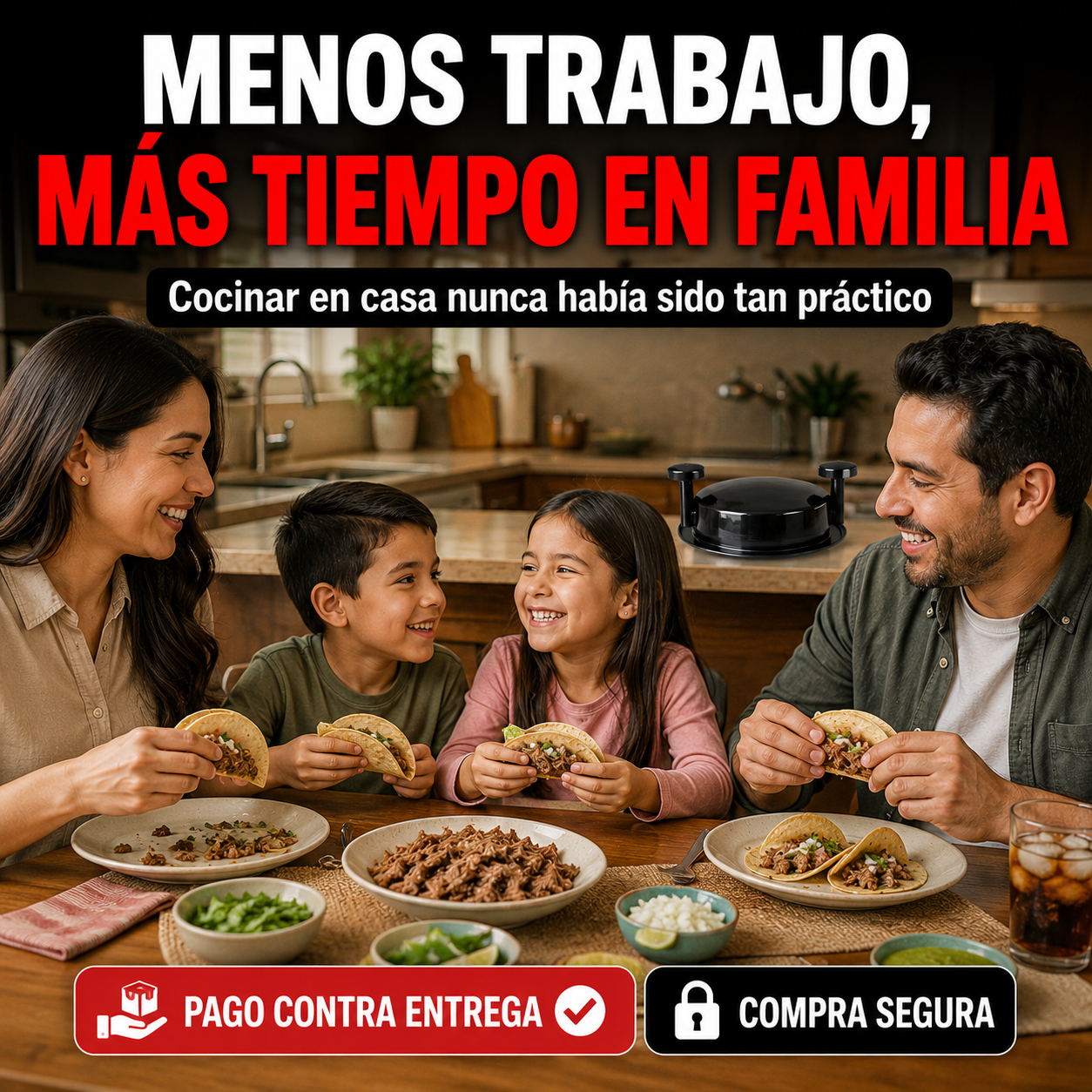 SpinMeat® | Deshebra Carne en Segundos, Sin Esfuerzo