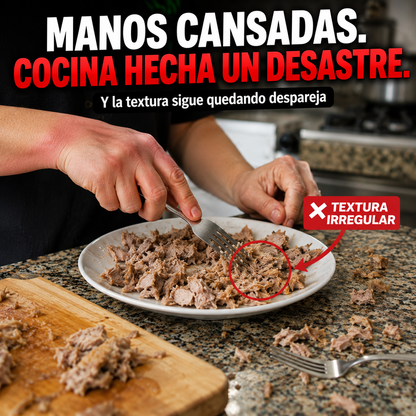 SpinMeat® | Deshebra Carne en Segundos, Sin Esfuerzo