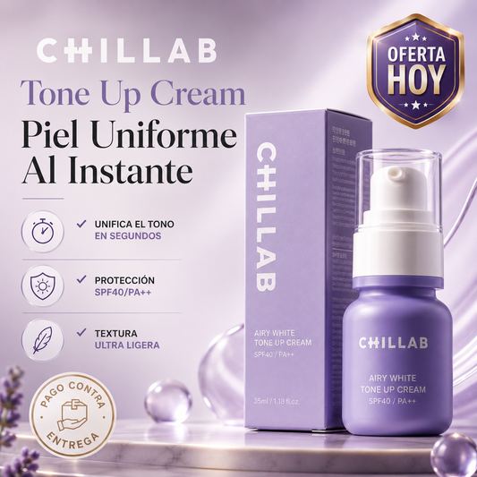 Chillab Tone Up Cream | Piel Luminosa al Instante