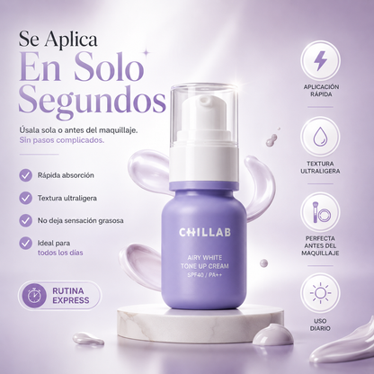 Chillab Tone Up Cream | Piel Luminosa al Instante