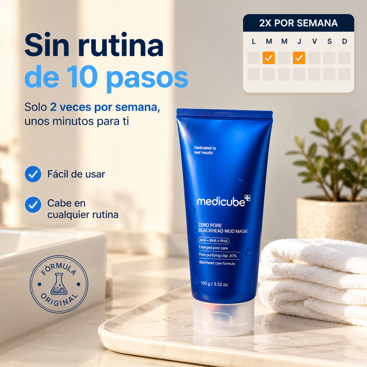 Medicube Zero Pore Mud Mask | Poros Limpios en Minutos