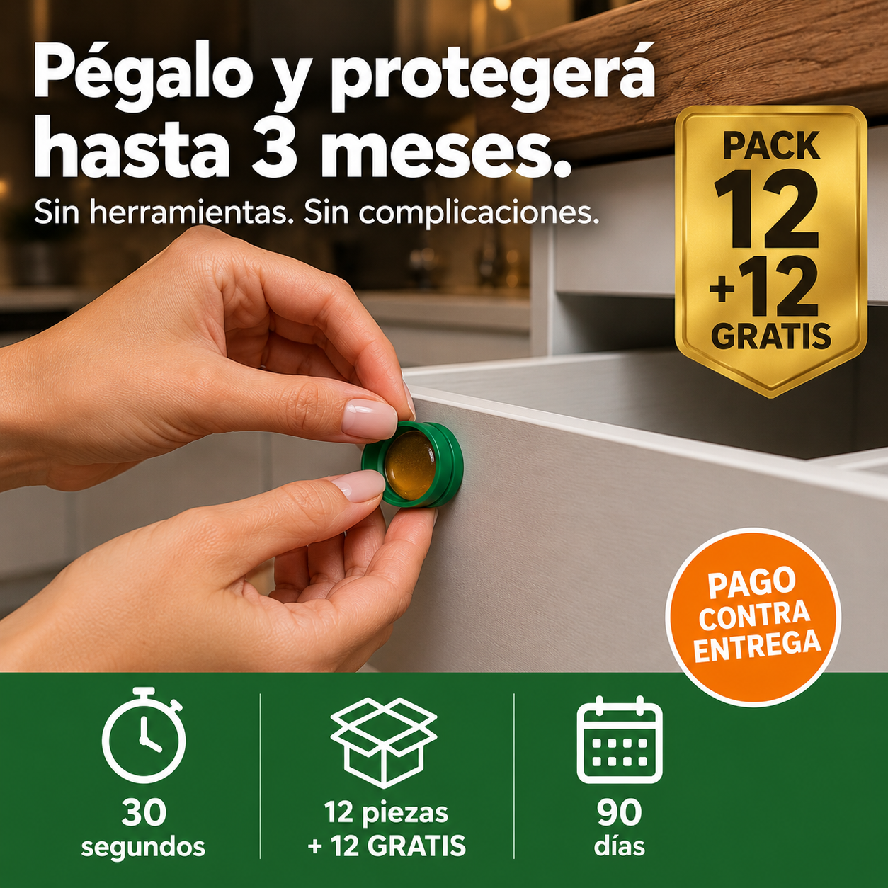 Repelente Gel para Cucarachas | Elimínalas Para Siempre, Sin Químicos Peligrosos