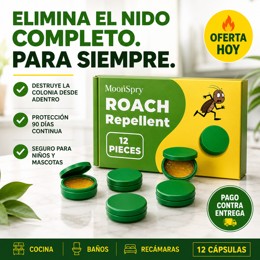 Repelente Gel para Cucarachas | Elimínalas Para Siempre, Sin Químicos Peligrosos