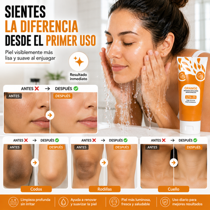 Gel Exfoliante de Naranja | Piel Más Suave y Luminosa Desde el Primer Uso