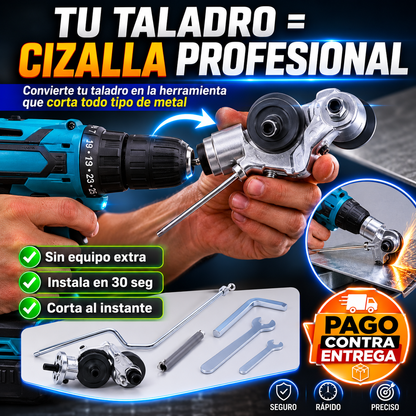 MetalForce | Convierte Tu Taladro en una Cizalla Profesional