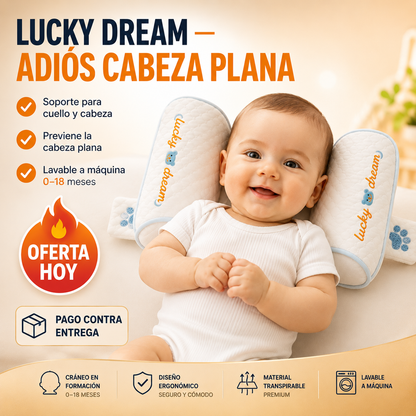 Almohada Moldeadora | Previene Cabeza Plana Desde el Primer Mes