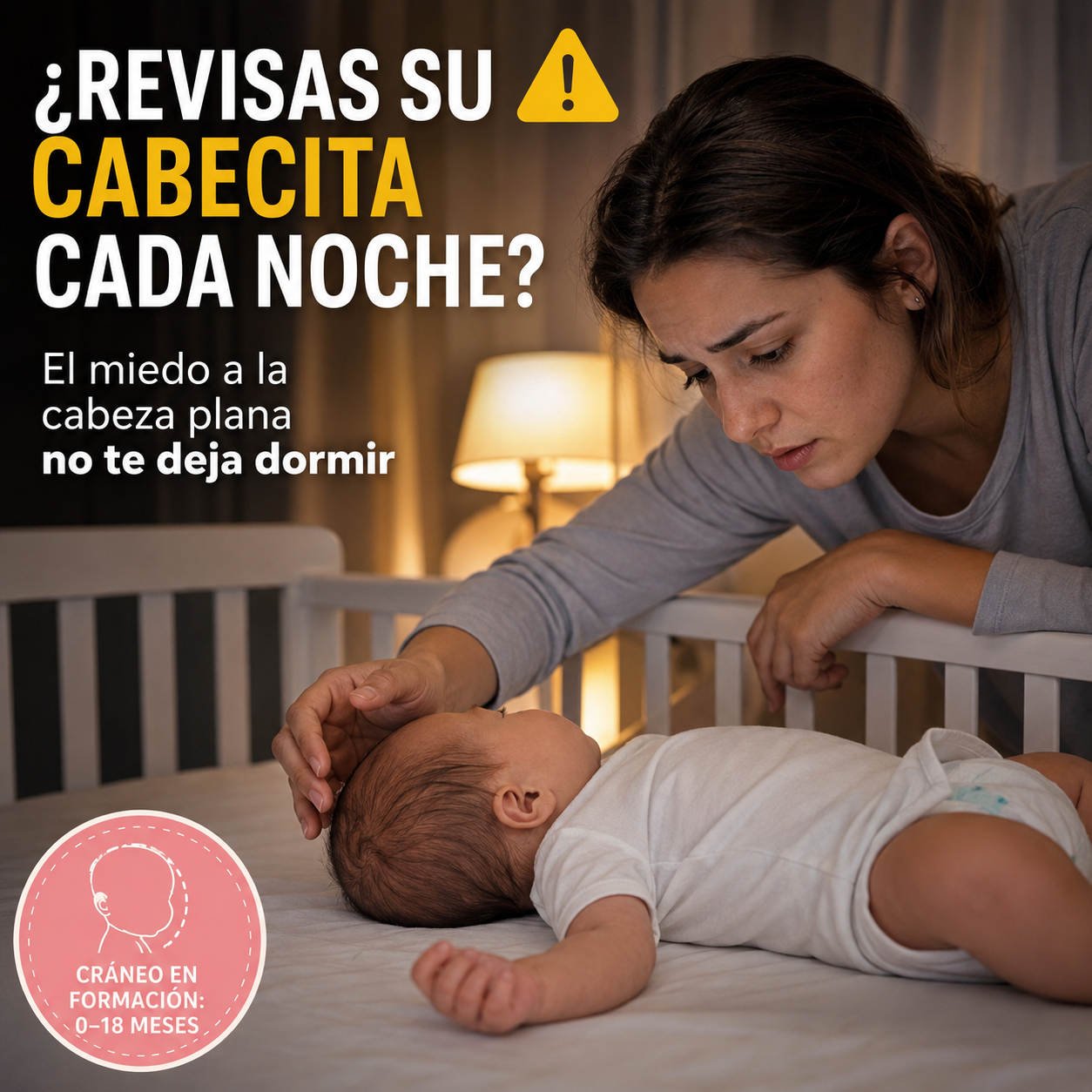 Almohada Moldeadora | Previene Cabeza Plana Desde el Primer Mes