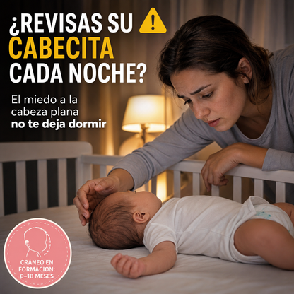 Almohada Moldeadora | Previene Cabeza Plana Desde el Primer Mes
