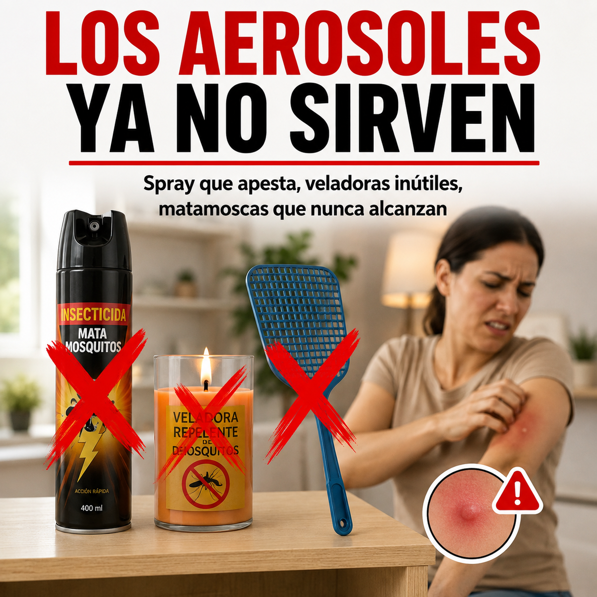 Raqueta Eléctrica Mata Mosquitos | Adiós a los Mosquitos Sin Químicos