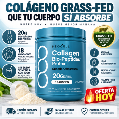 Colágeno NeoCell Bio-Peptides | Piel Firme, Articulaciones Sin Dolor