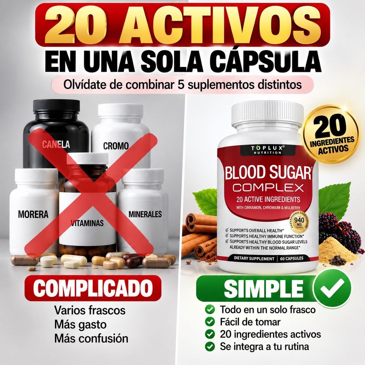 Blood Sugar Complex | Apoyo Diario a tu Metabolismo