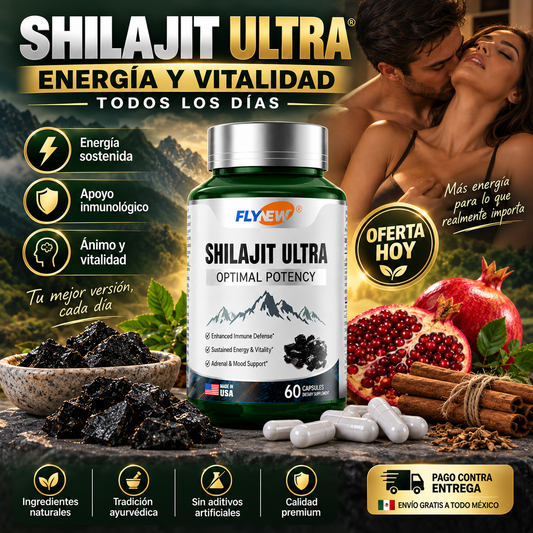 Shilajit Ultra | Energía y Vitalidad Para Estar Presente Donde Importa