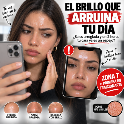 Rodillo Facial Absorbente De Grasa — Matifica Tu Piel Al Instante