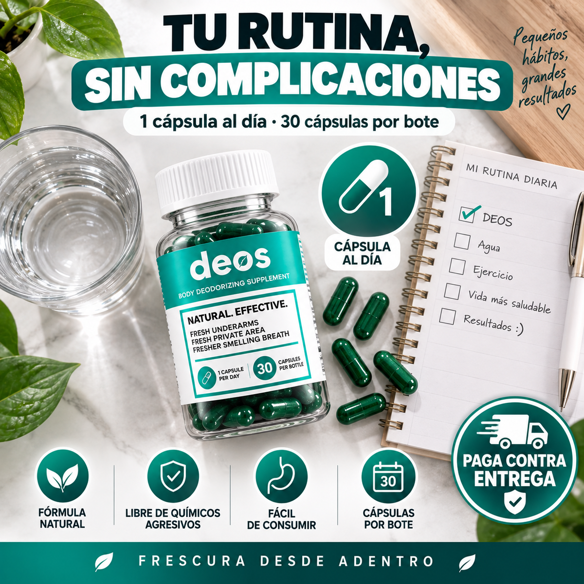 DEOS Clorofila | Frescura Desde Adentro, Todo el Día