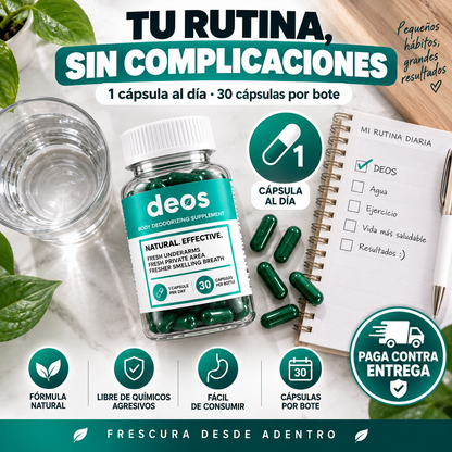 DEOS Clorofila | Frescura Desde Adentro, Todo el Día