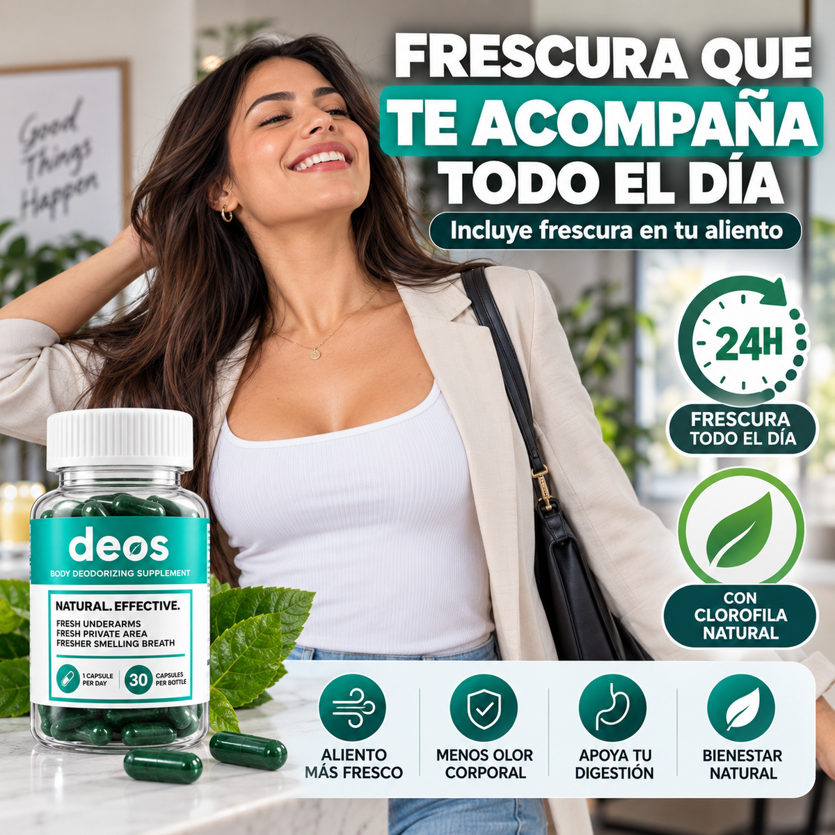DEOS Clorofila | Frescura Desde Adentro, Todo el Día