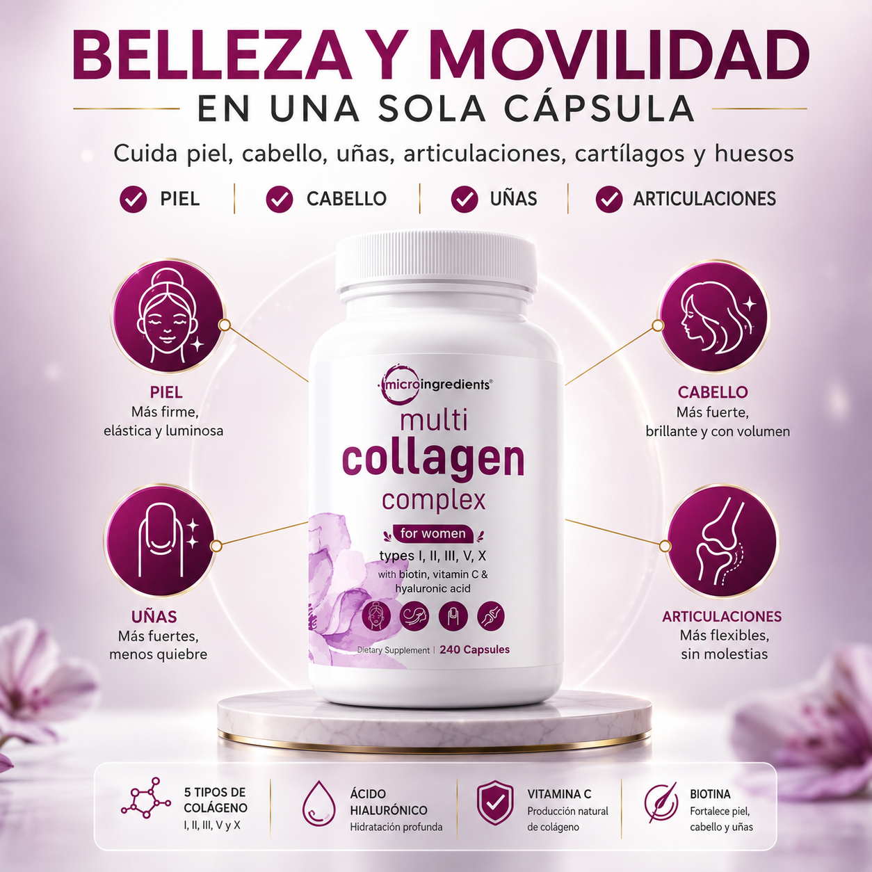 Multi Collagen Complex | Piel Firme y Joven Desde Adentro