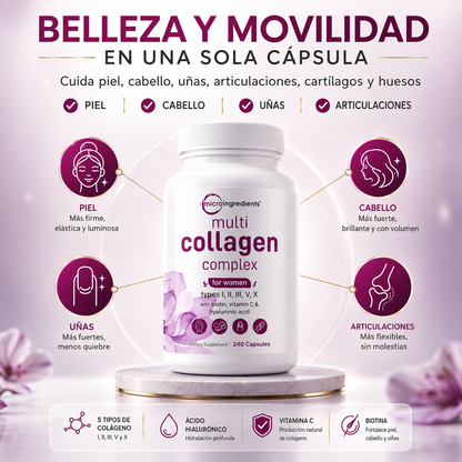 Multi Collagen Complex | Piel Firme y Joven Desde Adentro