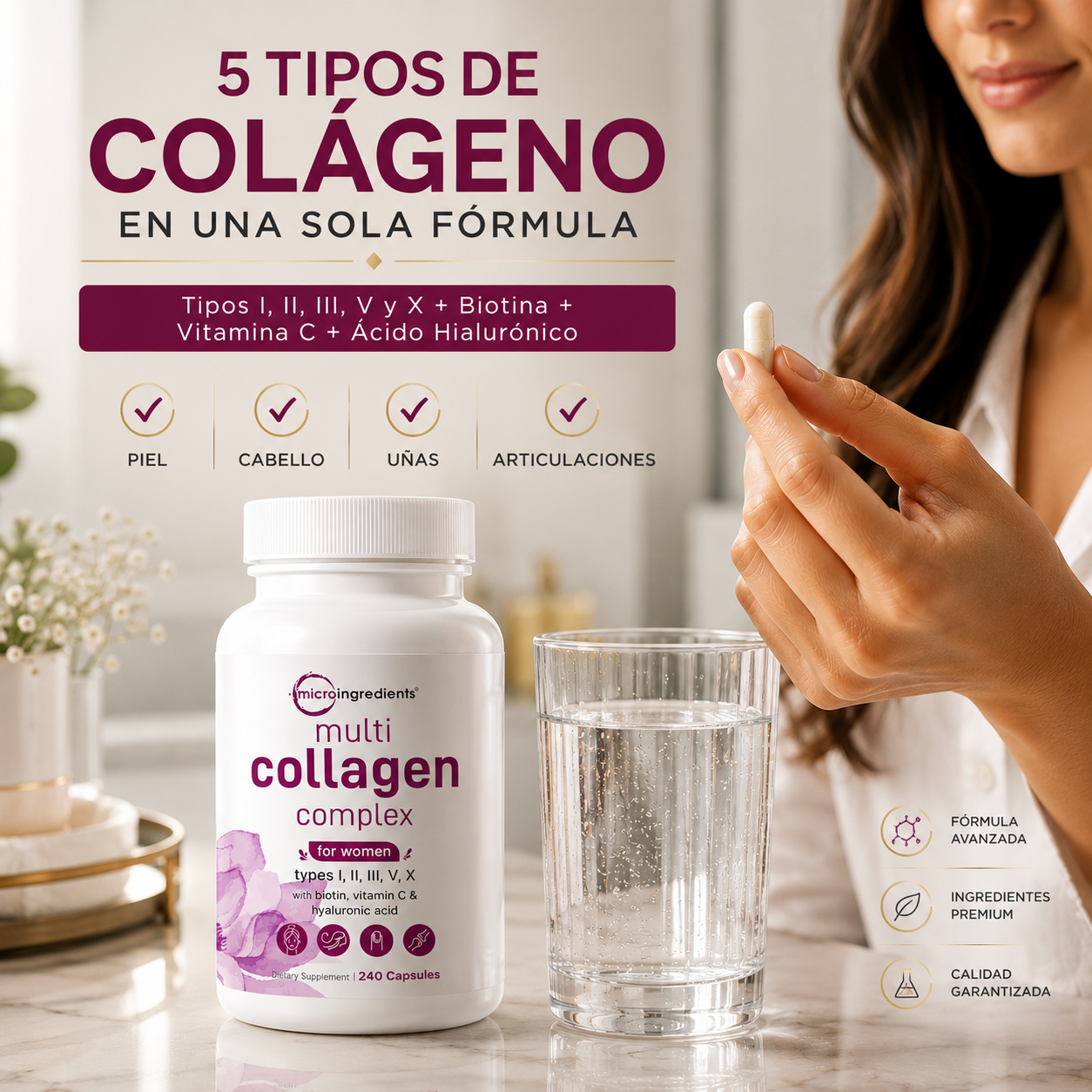 Multi Collagen Complex | Piel Firme y Joven Desde Adentro
