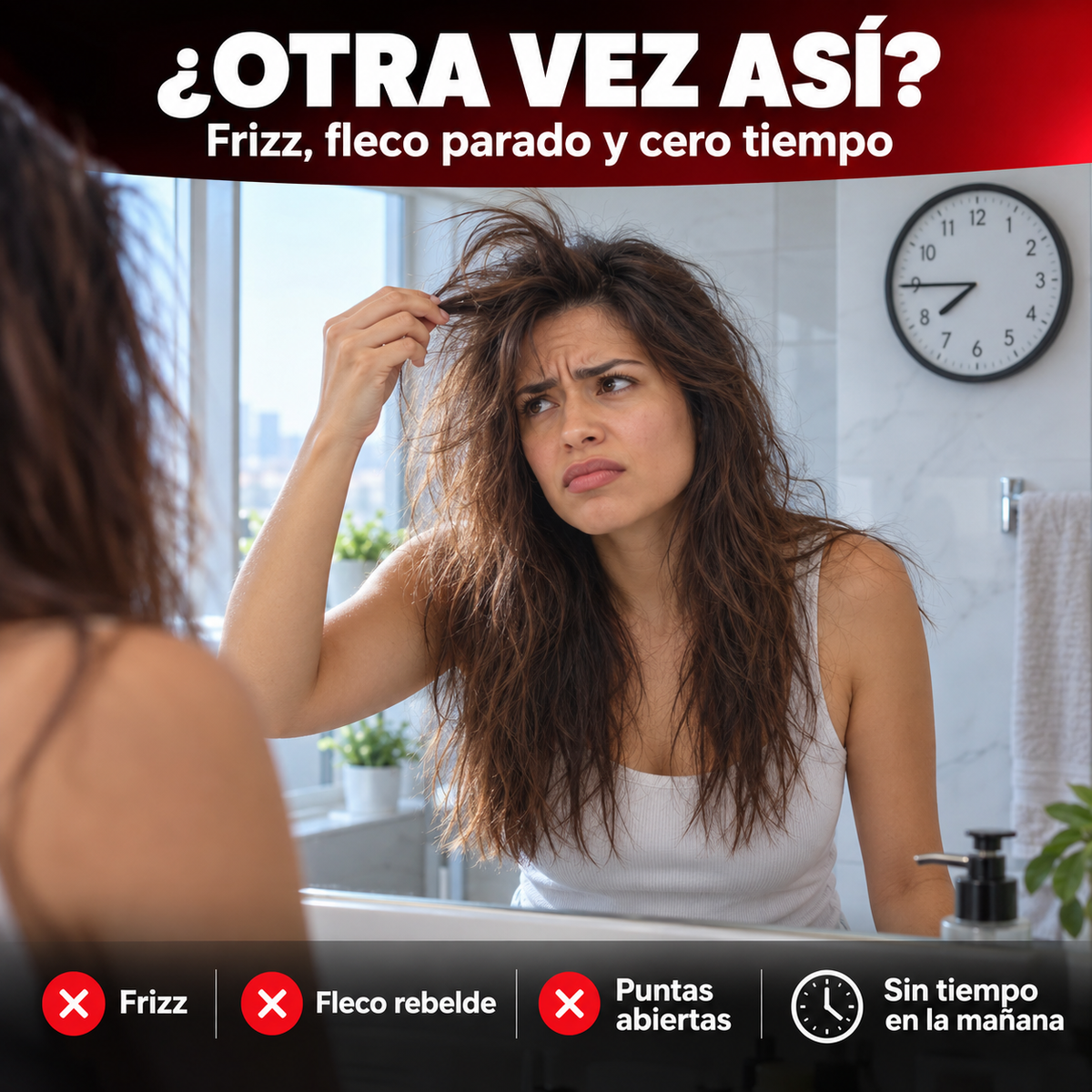 Peine Alisador Eléctrico | Cabello Ordenado en Minutos
