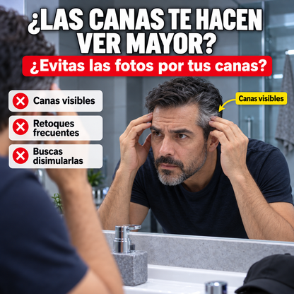 Shampoo Anti-Canas | Adiós Canas en 15 Minutos
