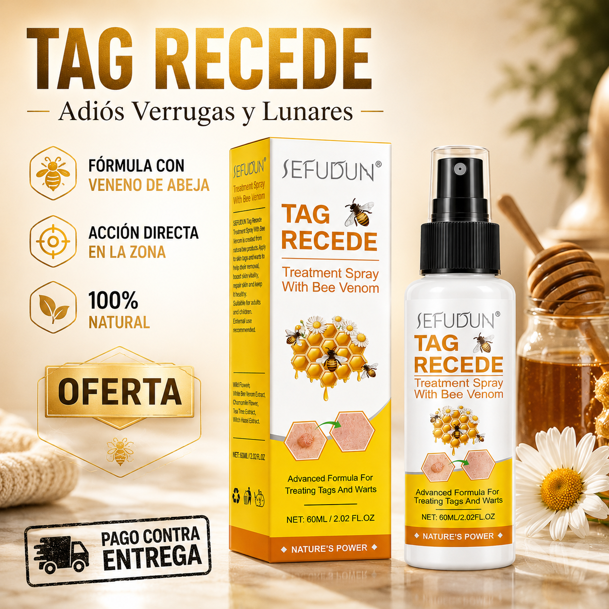 Spray para Verrugas | Cuidado Localizado en Segundos