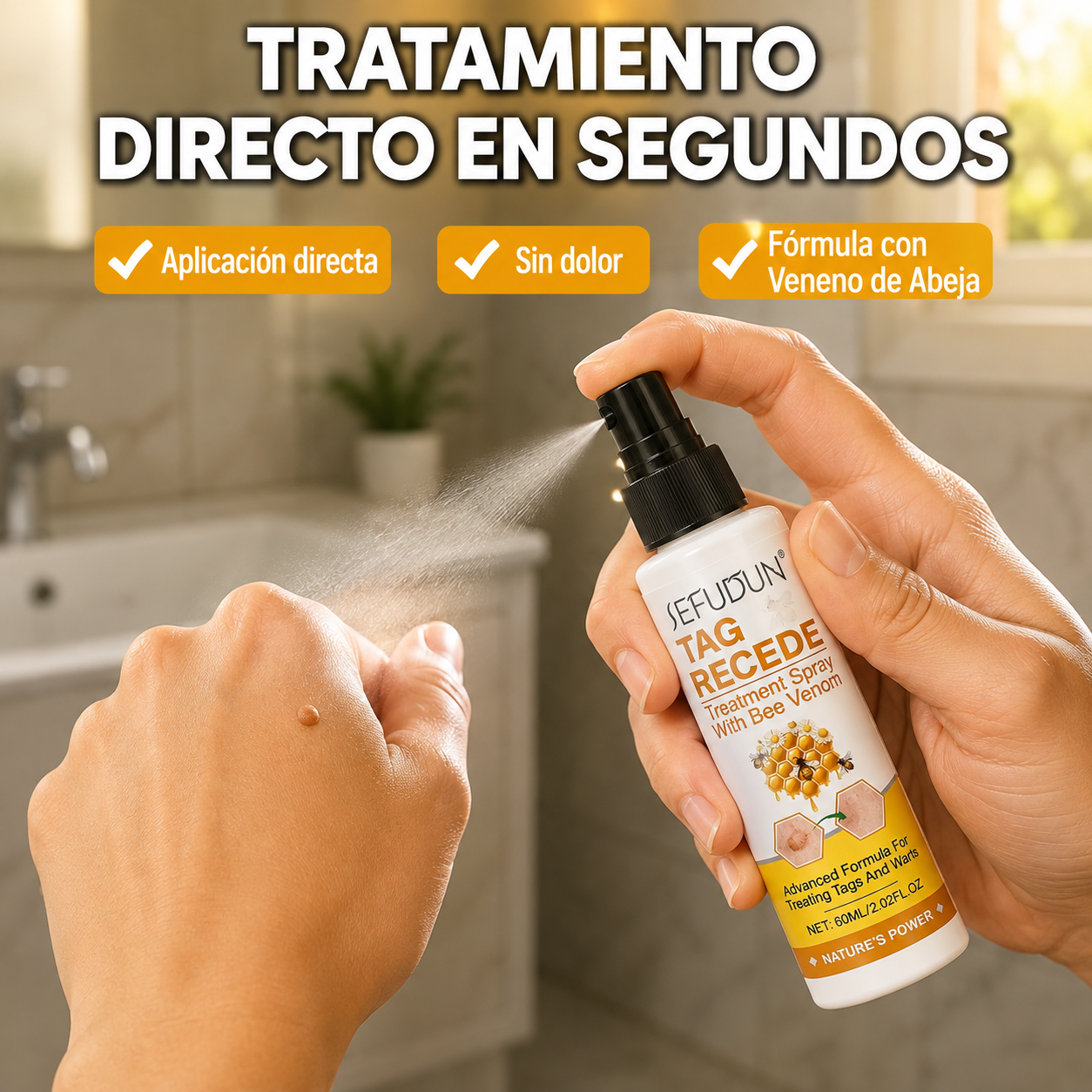 Spray para Verrugas | Cuidado Localizado en Segundos