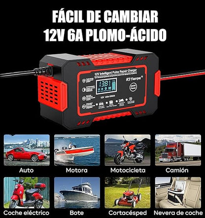 🚗 Cargador de Batería | EnergyMax ⚡